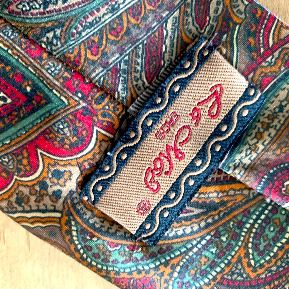 Multi-coloured tie - Picture 3 of 3